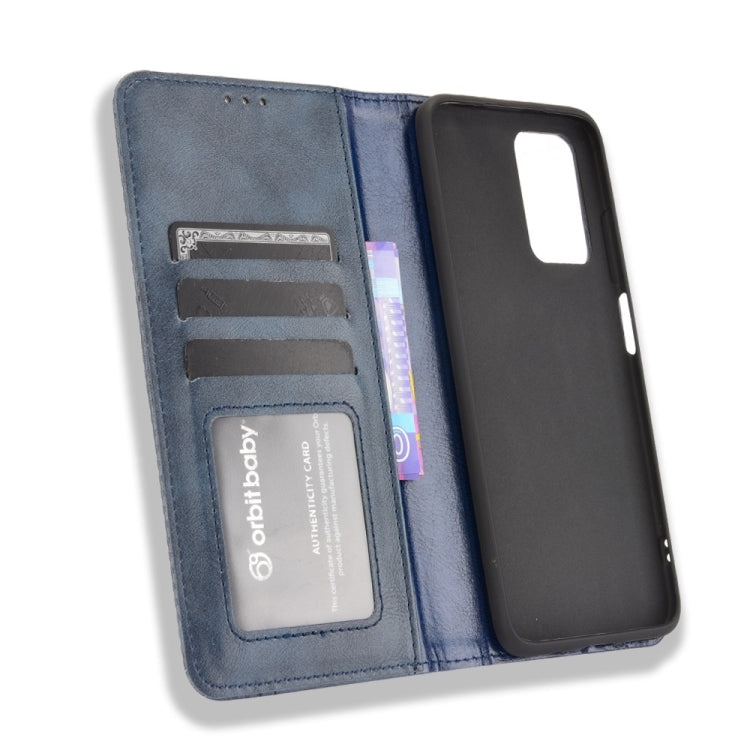 For Xiaomi Redmi 10 Magnetic Buckle Retro Pattern Horizontal Flip Leather Case with Holder & Card Slot & Wallet