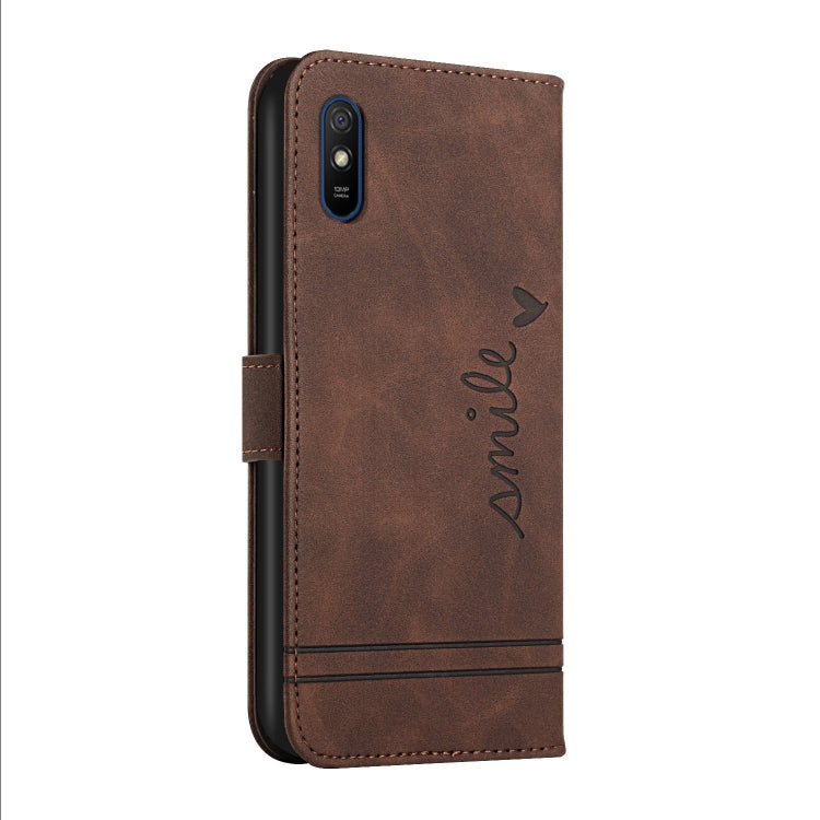 For Xiaomi Redmi 9A Retro Skin Feel Horizontal Flip Soft TPU + PU Leather Case with Holder & Card Slots & Photo Frame