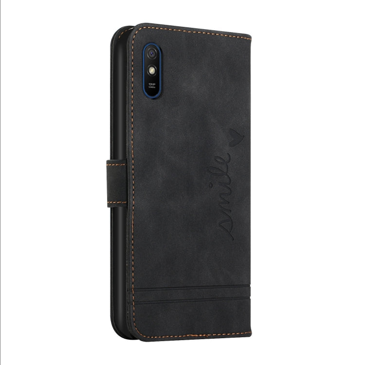 For Xiaomi Redmi 9A Retro Skin Feel Horizontal Flip Soft TPU + PU Leather Case with Holder & Card Slots & Photo Frame