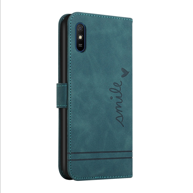 For Xiaomi Redmi 9A Retro Skin Feel Horizontal Flip Soft TPU + PU Leather Case with Holder & Card Slots & Photo Frame