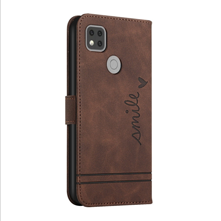 For Xiaomi Redmi 9C Retro Skin Feel Horizontal Flip Soft TPU + PU Leather Case with Holder & Card Slots & Photo Frame