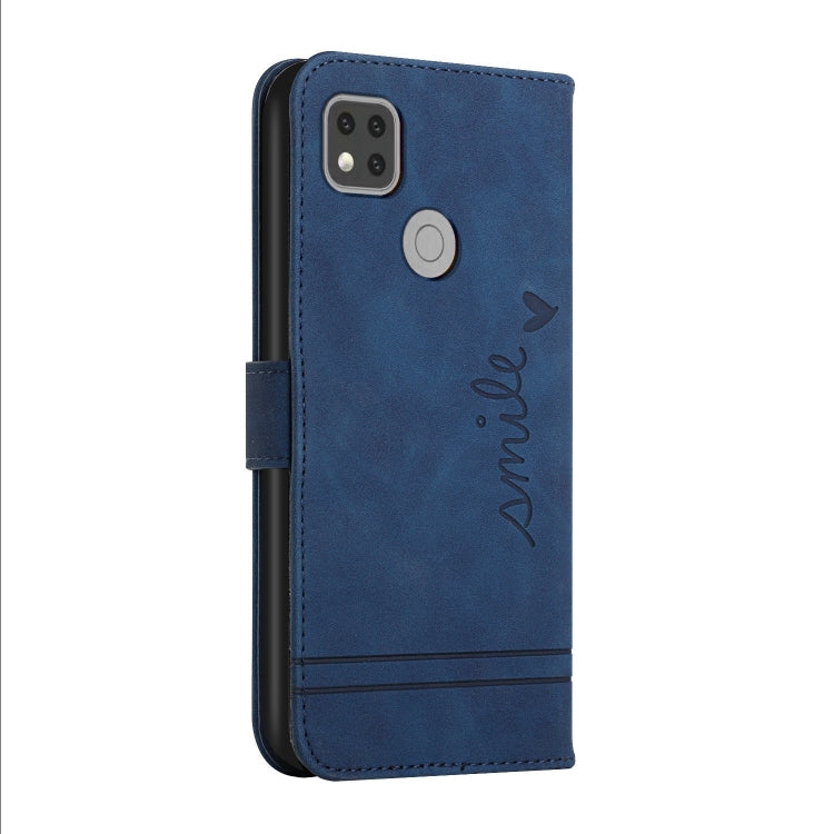 For Xiaomi Redmi 9C Retro Skin Feel Horizontal Flip Soft TPU + PU Leather Case with Holder & Card Slots & Photo Frame