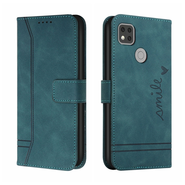 For Xiaomi Redmi 9C Retro Skin Feel Horizontal Flip Soft TPU + PU Leather Case with Holder & Card Slots & Photo Frame