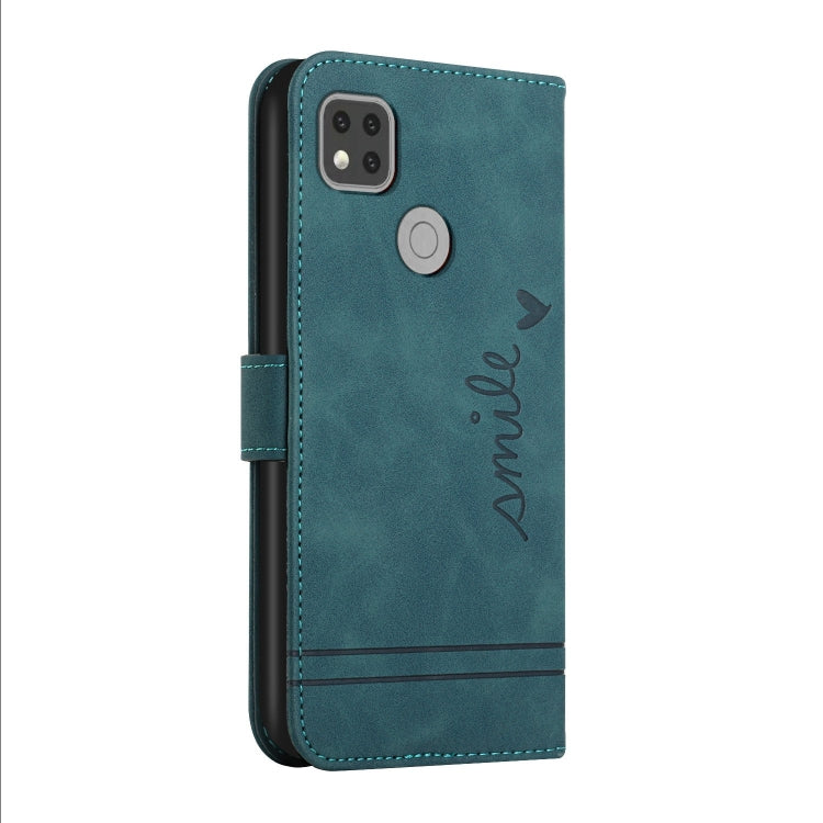 For Xiaomi Redmi 9C Retro Skin Feel Horizontal Flip Soft TPU + PU Leather Case with Holder & Card Slots & Photo Frame