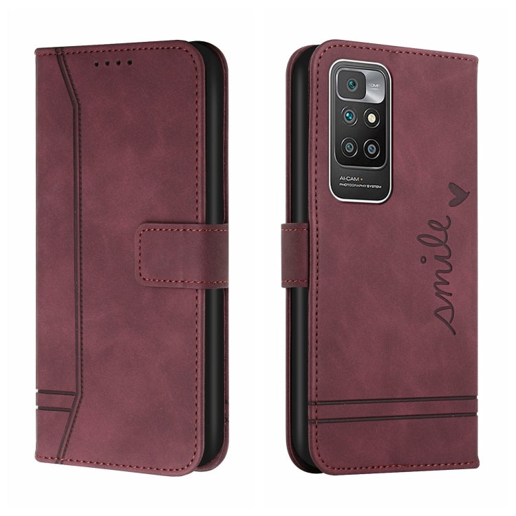 For Xiaomi Redmi 10 Retro Skin Feel Horizontal Flip Soft TPU + PU Leather Case with Holder & Card Slots & Photo Frame