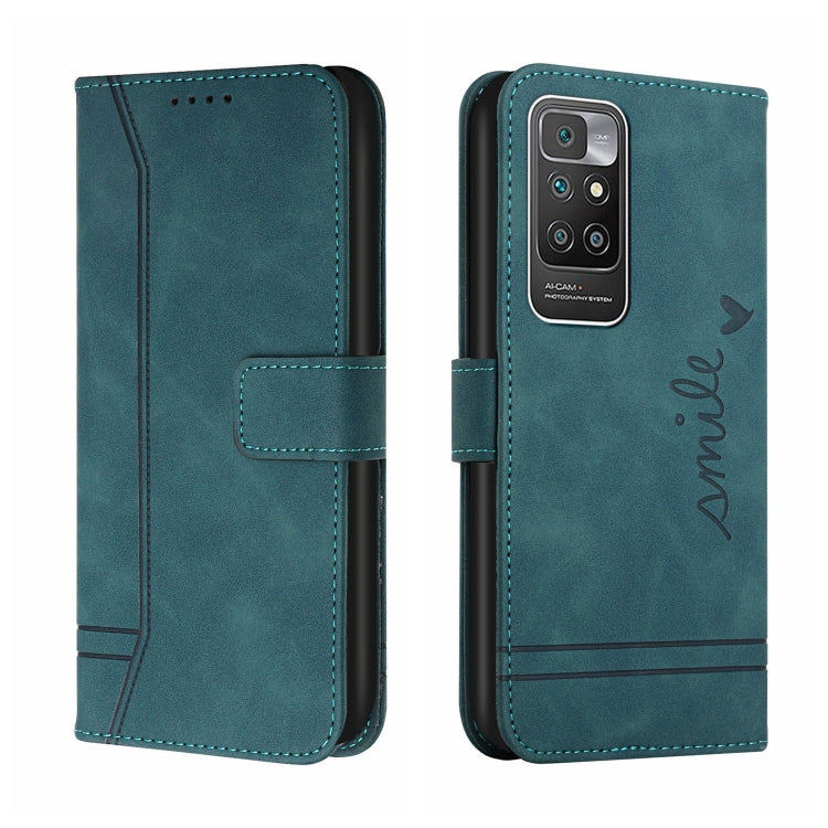 For Xiaomi Redmi 10 Retro Skin Feel Horizontal Flip Soft TPU + PU Leather Case with Holder & Card Slots & Photo Frame