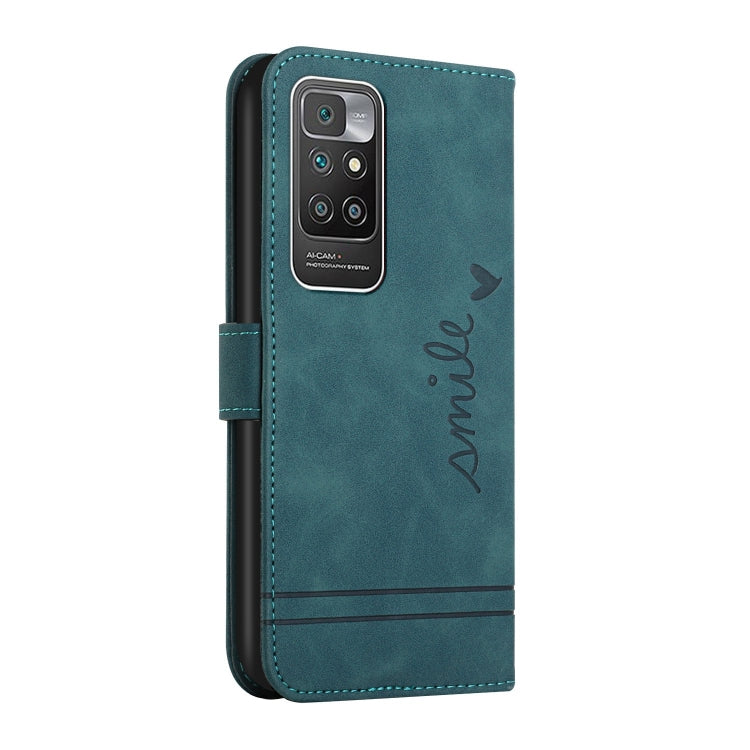 For Xiaomi Redmi 10 Retro Skin Feel Horizontal Flip Soft TPU + PU Leather Case with Holder & Card Slots & Photo Frame