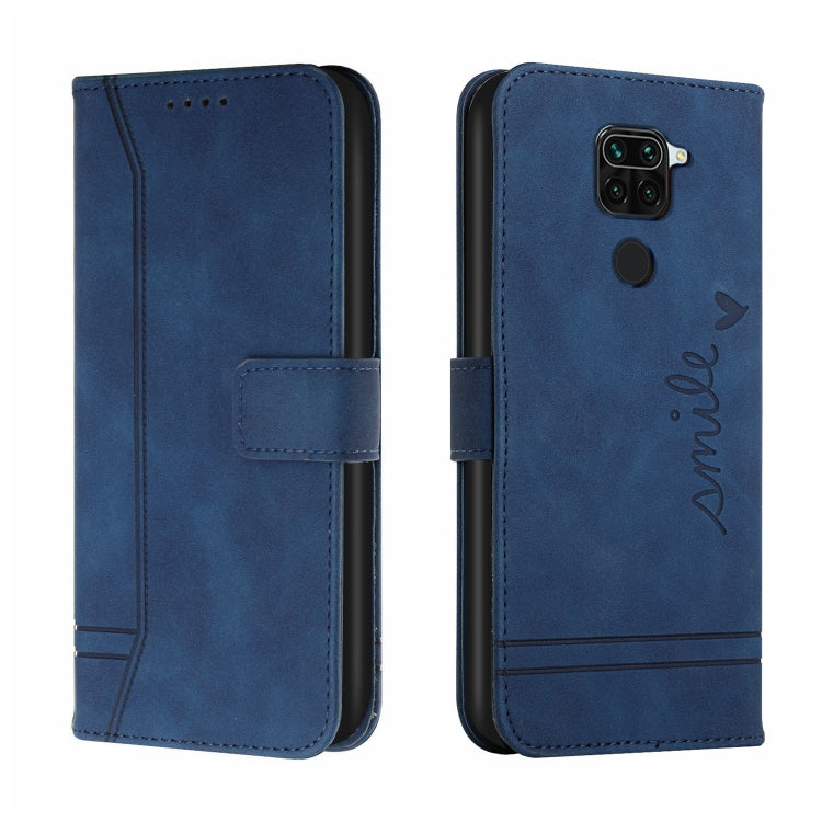 For Xiaomi Redmi Note 9 Retro Skin Feel Horizontal Flip Soft TPU + PU Leather Case with Holder & Card Slots & Photo Frame