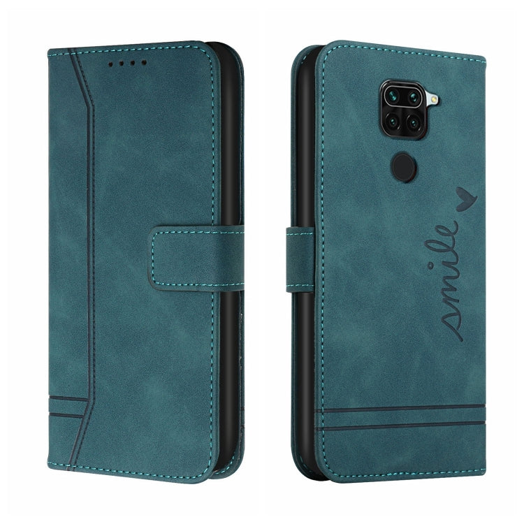 For Xiaomi Redmi Note 9 Retro Skin Feel Horizontal Flip Soft TPU + PU Leather Case with Holder & Card Slots & Photo Frame