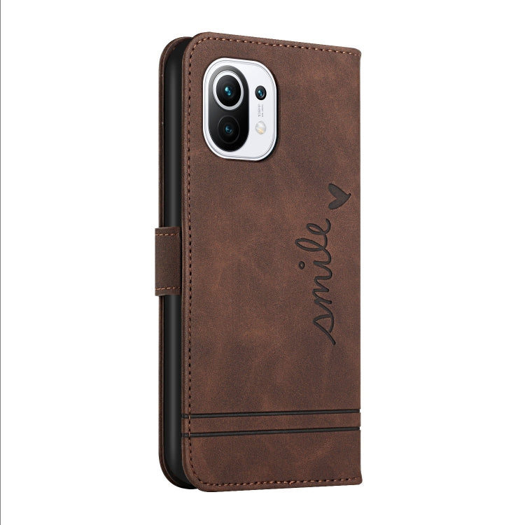 For Xiaomi Mi 11 Retro Skin Feel Horizontal Flip Soft TPU + PU Leather Case with Holder & Card Slots & Photo Frame