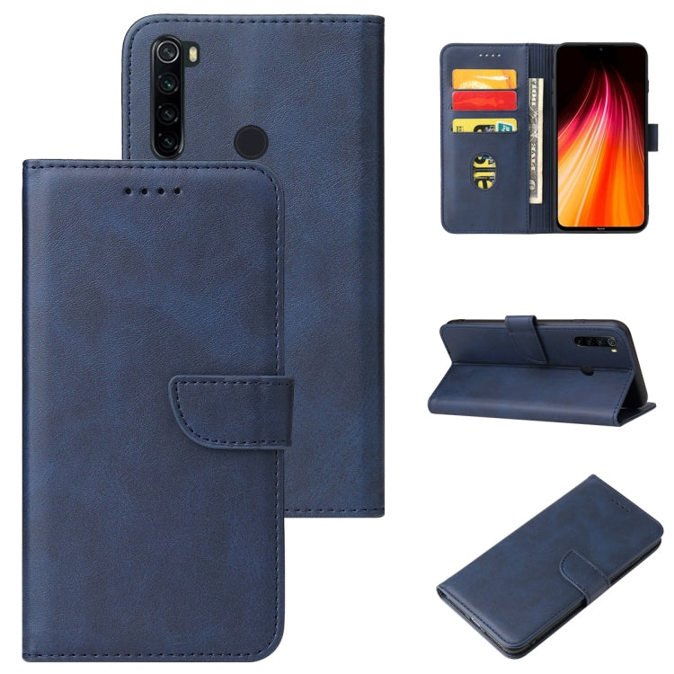 For Xiaomi Redmi Note 8 Calf Texture Buckle Horizontal Flip Leather Case with Holder & Card Slots & Wallet