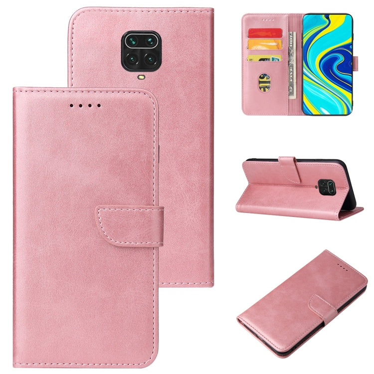 For Xiaomi Redmi Note 9 Pro Calf Texture Buckle Horizontal Flip Leather Case with Holder & Card Slots & Wallet
