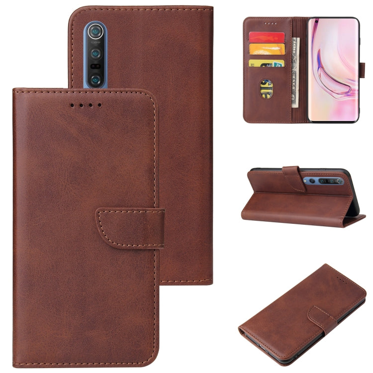 For Xiaomi Mi 10 Pro Calf Texture Buckle Horizontal Flip Leather Case with Holder & Card Slots & Wallet