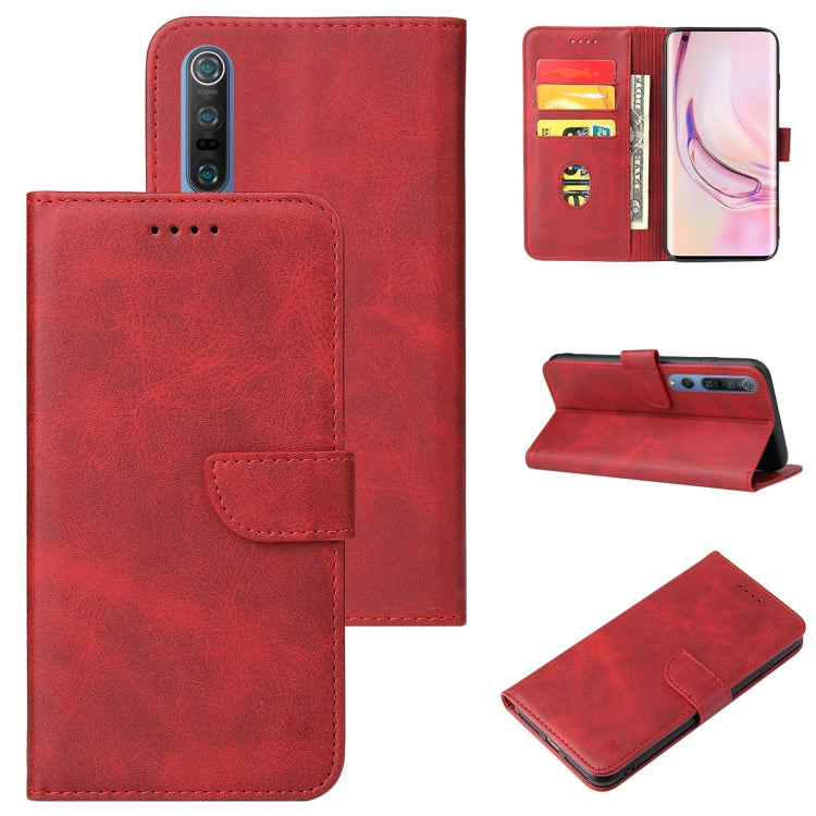 For Xiaomi Mi 10 Pro Calf Texture Buckle Horizontal Flip Leather Case with Holder & Card Slots & Wallet