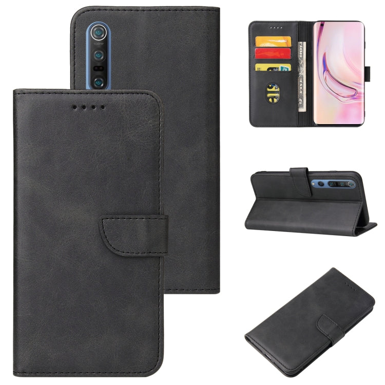 For Xiaomi Mi 10 Pro Calf Texture Buckle Horizontal Flip Leather Case with Holder & Card Slots & Wallet