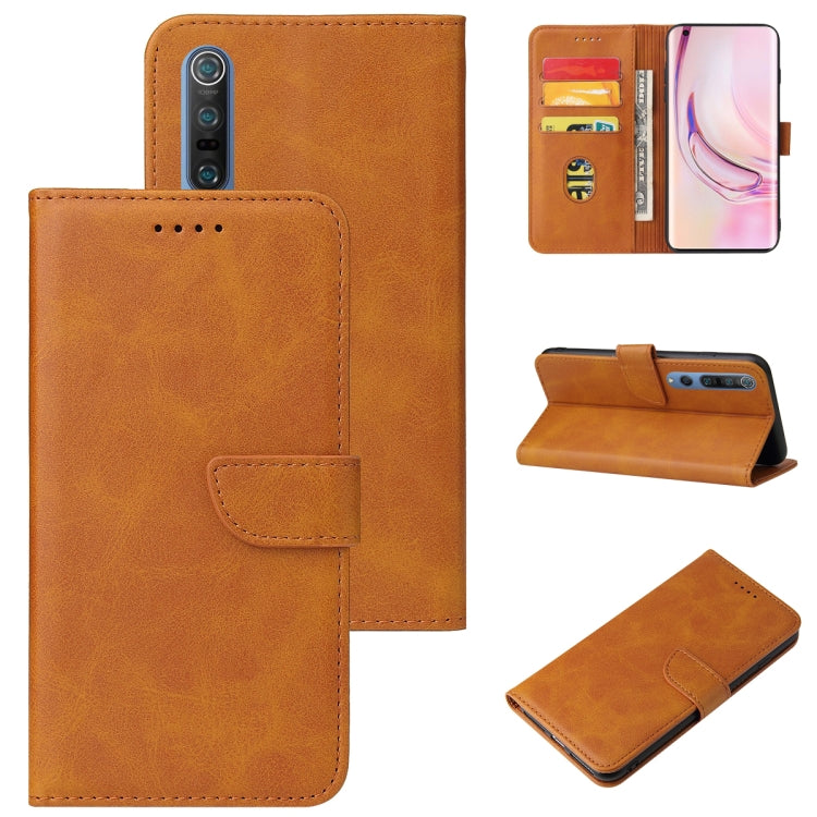 For Xiaomi Mi 10 Pro Calf Texture Buckle Horizontal Flip Leather Case with Holder & Card Slots & Wallet
