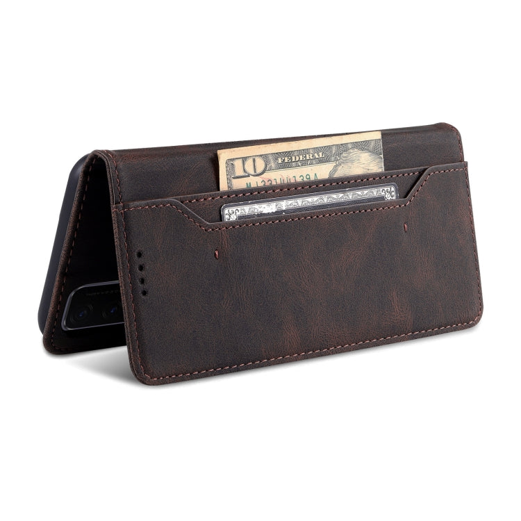 For vivo Y20 AZNS Dream II Skin Feel PU+TPU Horizontal Flip Leather Case with Holder & Card Slots & Wallet