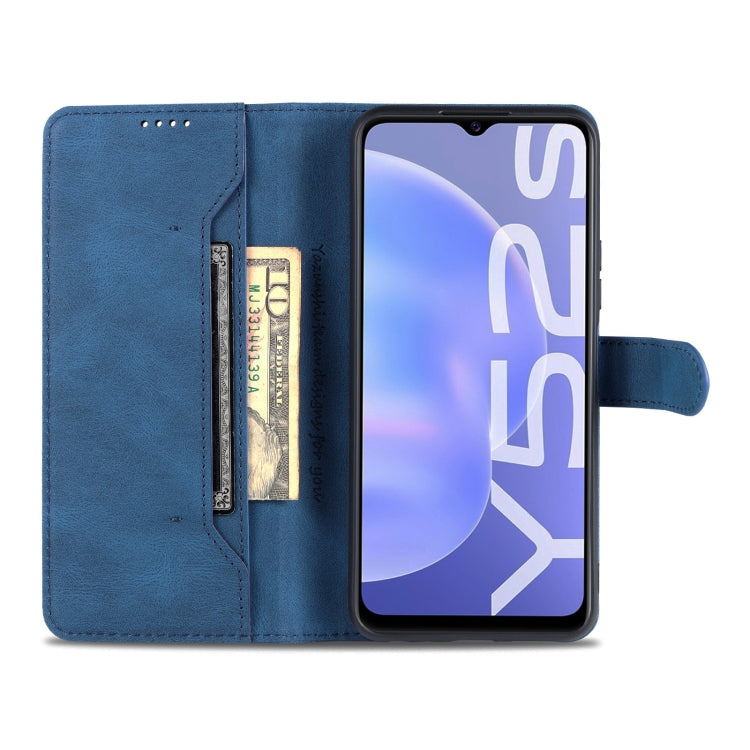 For vivo Y52s AZNS Dream II Skin Feel PU+TPU Horizontal Flip Leather Case with Holder & Card Slots & Wallet