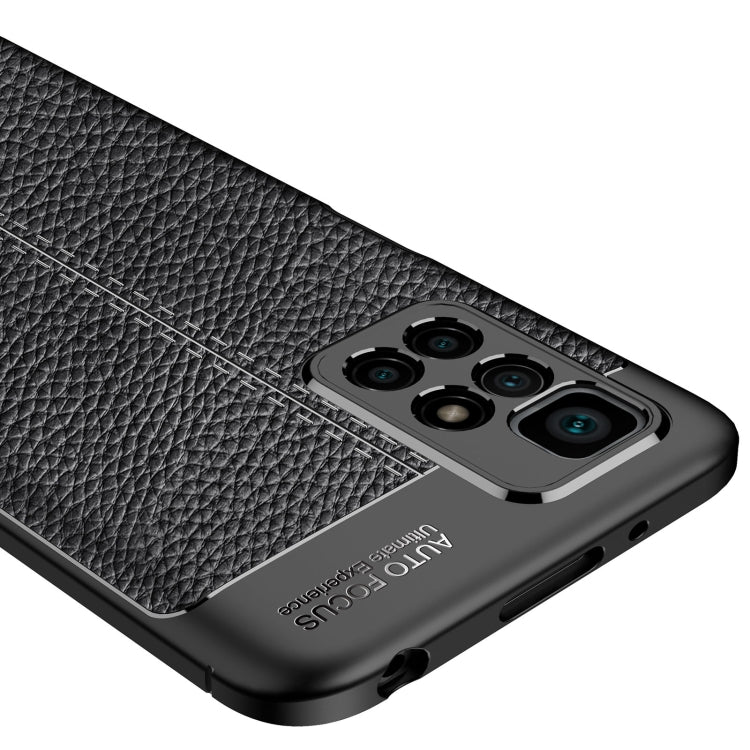 For Xiaomi Redmi 10 Litchi Texture TPU Shockproof Case