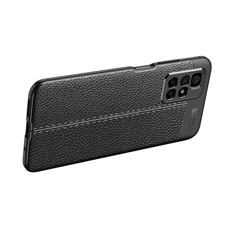 For Xiaomi Redmi 10 Litchi Texture TPU Shockproof Case