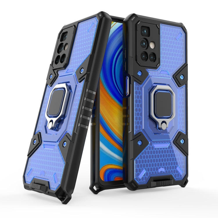 For Xiaomi Redmi 10 Space PC+TPU Shockproof Case with Ring Holder