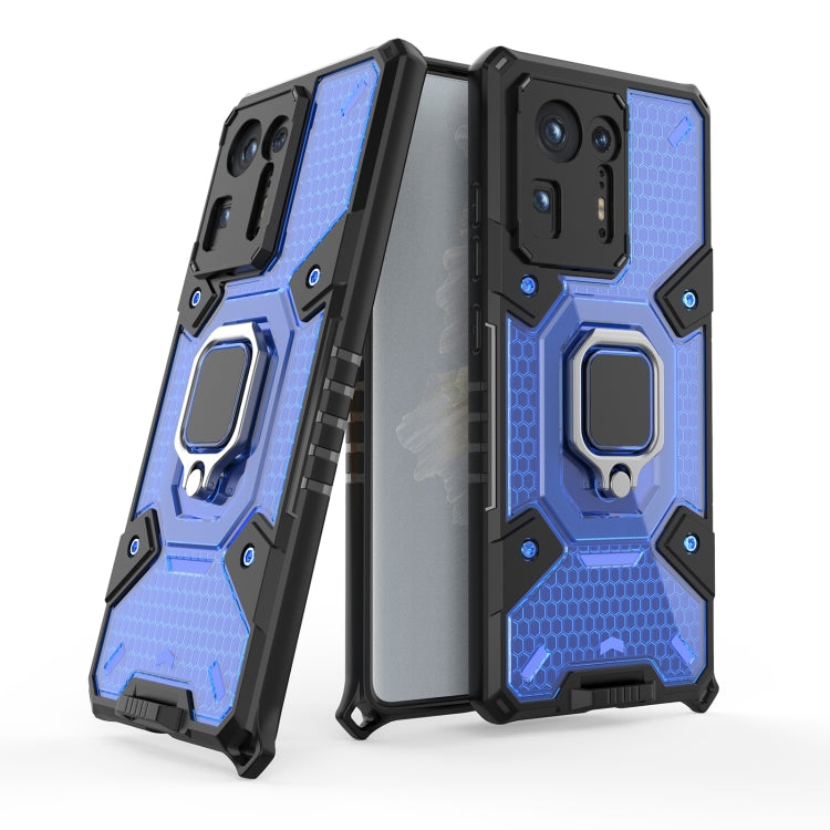 For Xiaomi Mi Mix 4 Space PC+TPU Shockproof Case with Ring Holder