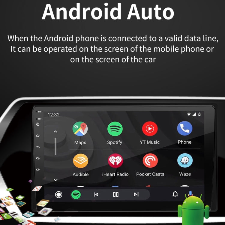 9101C HD 10 inch Universal Car Radio Receiver MP5 Player with Carplay, Support FM & Bluetooth & TF Card