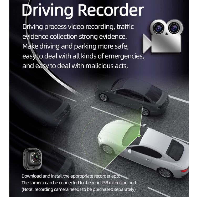 SX2 Car 10.1 inch Double Din Shaking Head Android 10.1 Navigation Machine Radio Receiver, Support FM & Bluetooth & GPS 2+32G