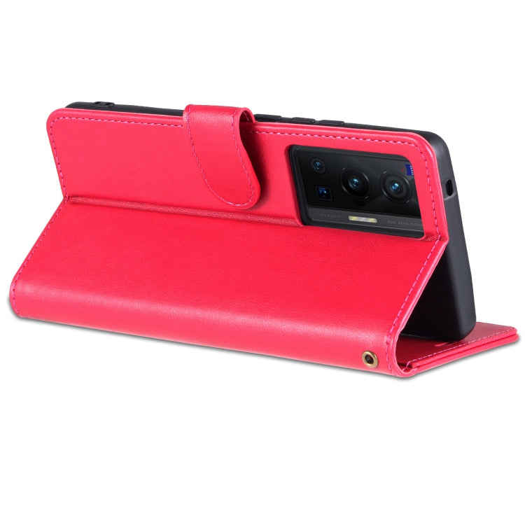 For vivo X70 AZNS Sheepskin Texture Horizontal Flip Leather Case with Holder & Card Slots & Wallet