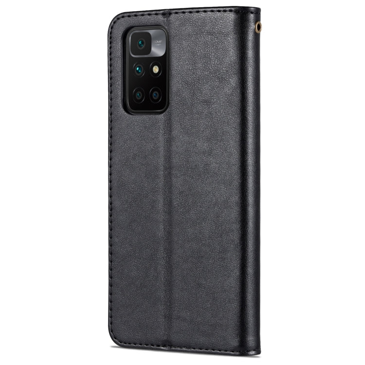 For Xiaomi Redmi 10 AZNS Sheepskin Texture Horizontal Flip Leather Case with Holder & Card Slots & Wallet