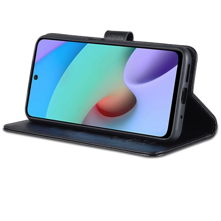 For Xiaomi Redmi 10 AZNS Sheepskin Texture Horizontal Flip Leather Case with Holder & Card Slots & Wallet