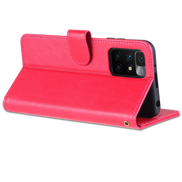For Xiaomi Redmi 10 AZNS Sheepskin Texture Horizontal Flip Leather Case with Holder & Card Slots & Wallet