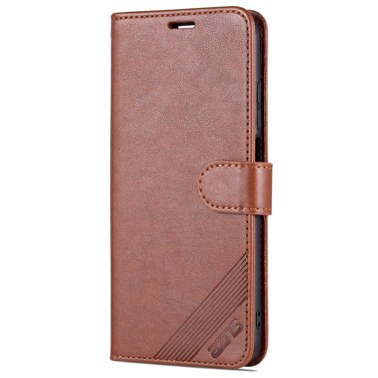 For Xiaomi Redmi 10 AZNS Sheepskin Texture Horizontal Flip Leather Case with Holder & Card Slots & Wallet
