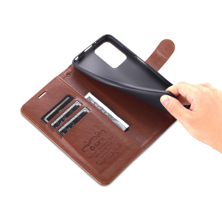 For Xiaomi Redmi 10 AZNS Sheepskin Texture Horizontal Flip Leather Case with Holder & Card Slots & Wallet