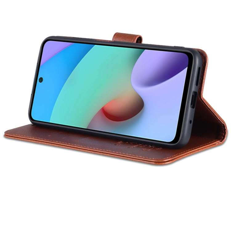 For Xiaomi Redmi 10 AZNS Sheepskin Texture Horizontal Flip Leather Case with Holder & Card Slots & Wallet