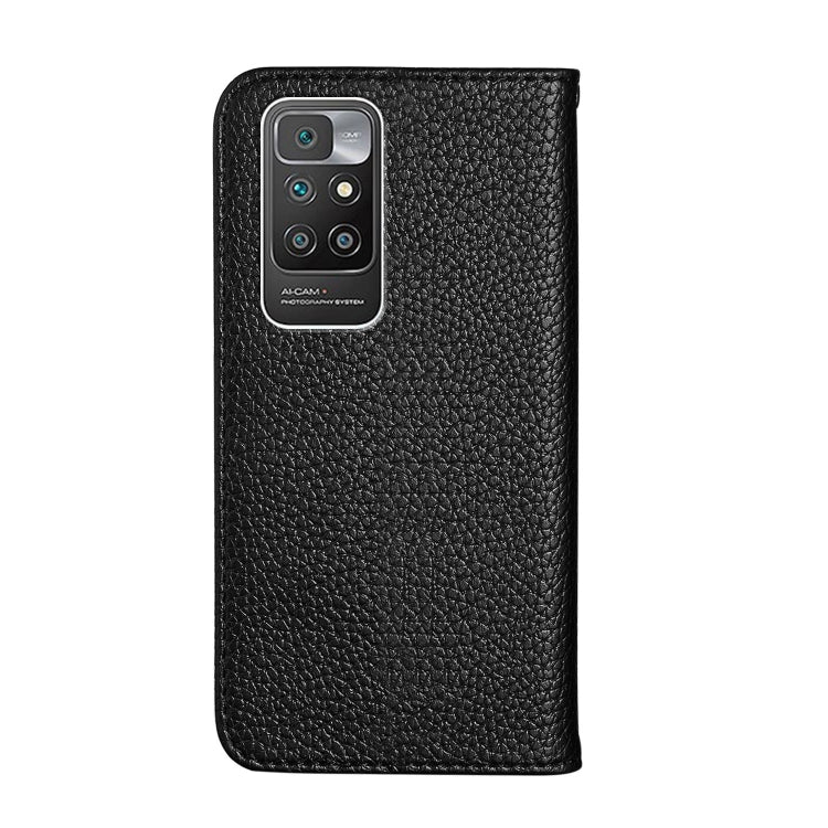For Xiaomi Redmi 10 Litchi Texture Horizontal Flip Leather Case with Holder & Card Slots