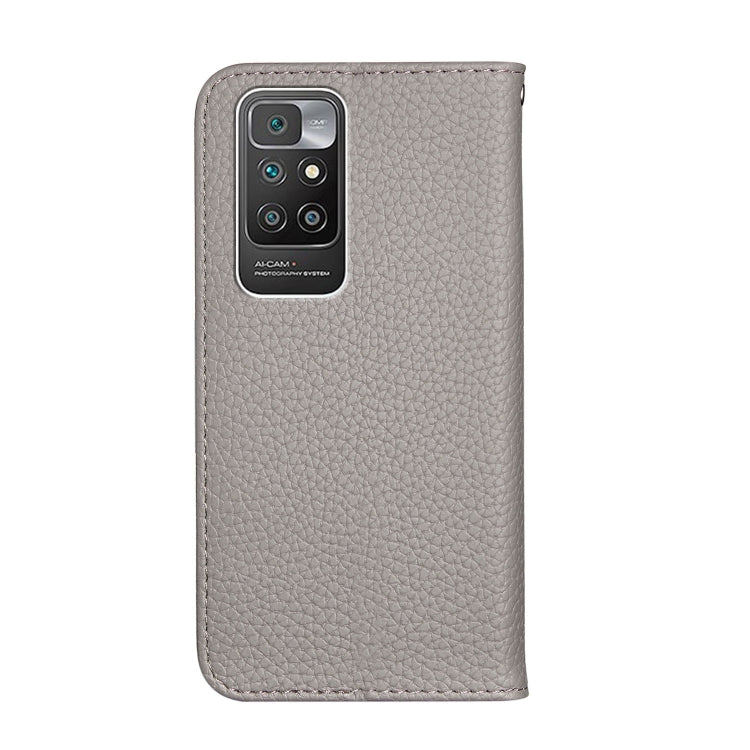 For Xiaomi Redmi 10 Litchi Texture Horizontal Flip Leather Case with Holder & Card Slots