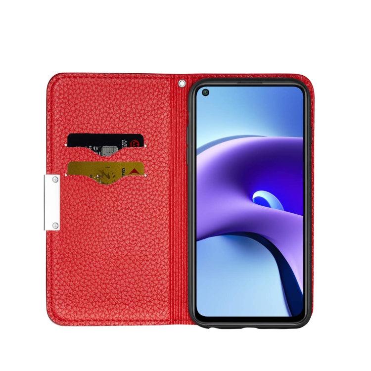 For Xiaomi Redmi Note 9T 5G Litchi Texture Horizontal Flip Leather Case with Holder & Card Slots