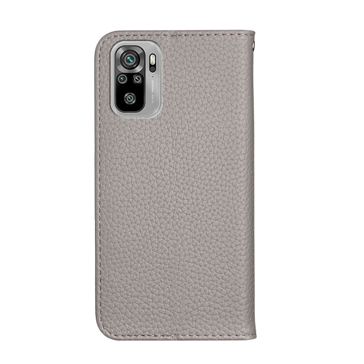 For Xiaomi Redmi Note 10 4G Litchi Texture Horizontal Flip Leather Case with Holder & Card Slots