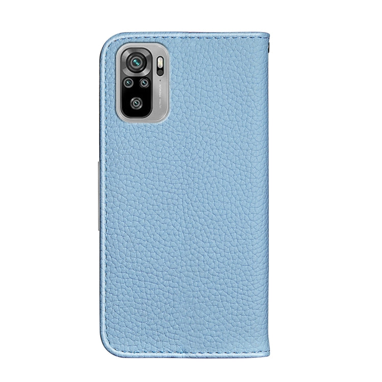For Xiaomi Redmi Note 10 4G Litchi Texture Horizontal Flip Leather Case with Holder & Card Slots