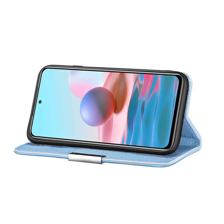 For Xiaomi Redmi Note 10 4G Litchi Texture Horizontal Flip Leather Case with Holder & Card Slots