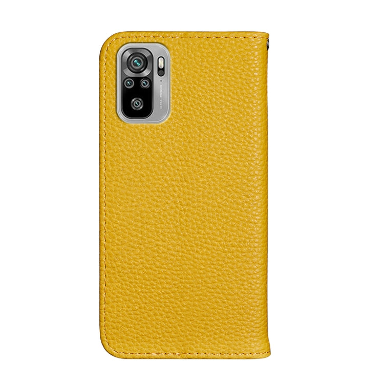 For Xiaomi Redmi Note 10 4G Litchi Texture Horizontal Flip Leather Case with Holder & Card Slots