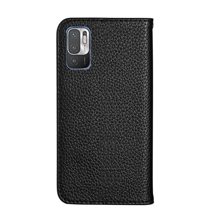 For Xiaomi Redmi Note 10 5G Litchi Texture Horizontal Flip Leather Case with Holder & Card Slots