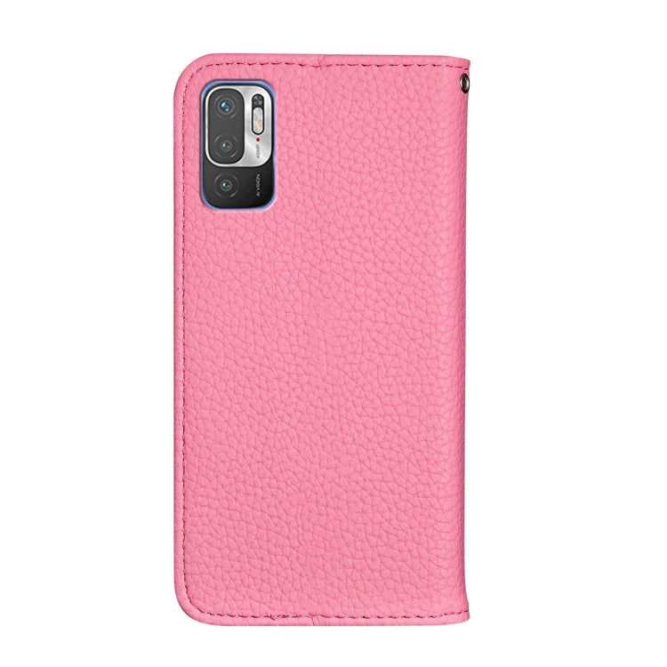 For Xiaomi Redmi Note 10 5G Litchi Texture Horizontal Flip Leather Case with Holder & Card Slots