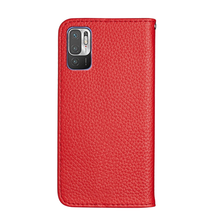 For Xiaomi Redmi Note 10 5G Litchi Texture Horizontal Flip Leather Case with Holder & Card Slots
