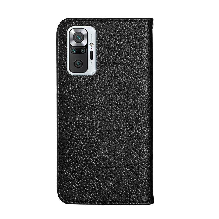 For Xiaomi Redmi Note 10 Pro Litchi Texture Horizontal Flip Leather Case with Holder & Card Slots