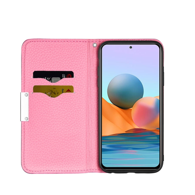 For Xiaomi Redmi Note 10 Pro Litchi Texture Horizontal Flip Leather Case with Holder & Card Slots