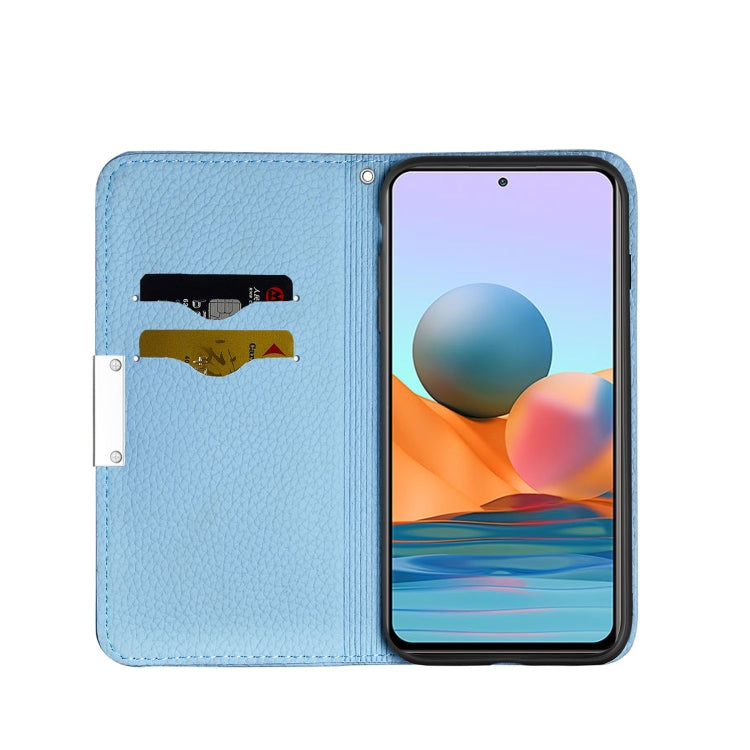 For Xiaomi Redmi Note 10 Pro Litchi Texture Horizontal Flip Leather Case with Holder & Card Slots