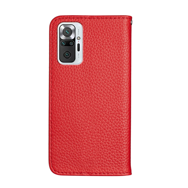 For Xiaomi Redmi Note 10 Pro Litchi Texture Horizontal Flip Leather Case with Holder & Card Slots