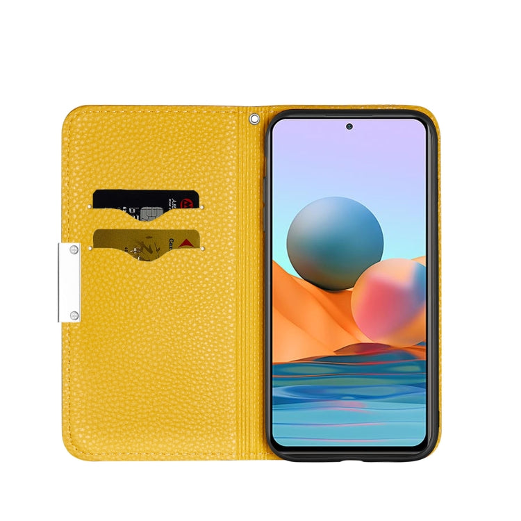 For Xiaomi Redmi Note 10 Pro Litchi Texture Horizontal Flip Leather Case with Holder & Card Slots